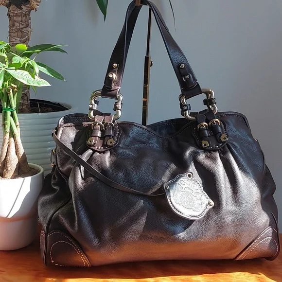 Juicy Couture lux  leather tote Gen 1  💓💕💓💕 - Picture 16 of 17